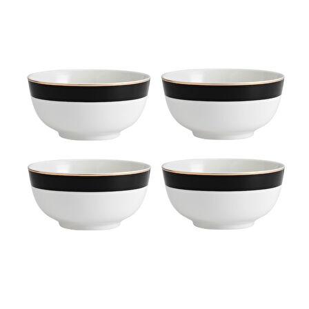 Mikasa MKLDBOWLPK4 Luxe Deco Fine China 4lü 14cm Kase Seti