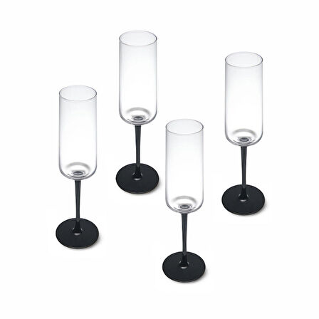 Mikasa Palermo 250ml Kristal Şampanya Fülüt Kadehi 4lü