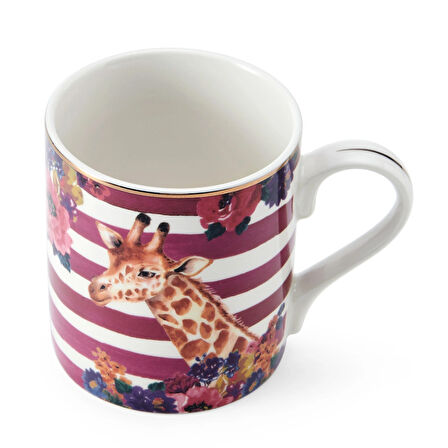 Mikasa MKWILDMUGGIR Wild At Heart Fine China 280ml Kupa Zürafa