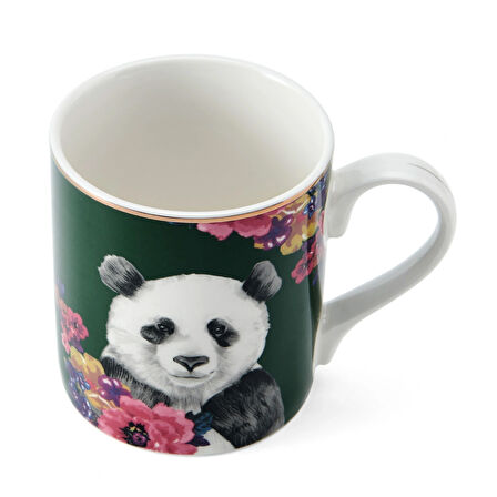 Mikasa MKWILDMUGPAN Wild At Heart Fine China 280ml Kupa Panda