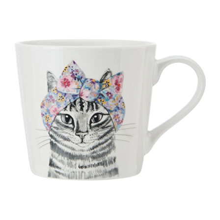 Mikasa MKTIPPMUGCAT Tipperleyhill 380ml Fine China Kupa Kedi