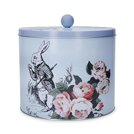 Mikasa x V&A Alice in Wonderland Teneke Bisküvi Kutusu 18x15cm