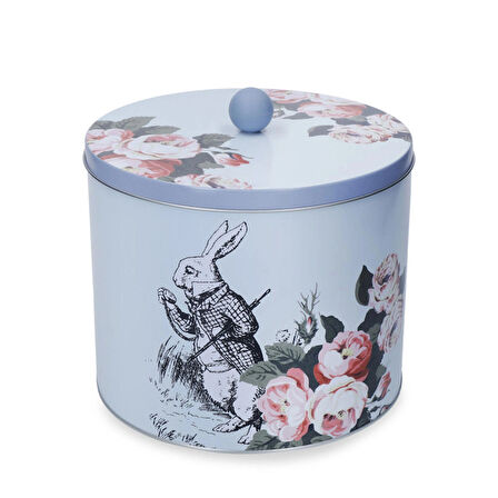 Mikasa x V&A Alice in Wonderland Teneke Bisküvi Kutusu 18x15cm