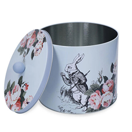Mikasa x V&A Alice in Wonderland Teneke Bisküvi Kutusu 18x15cm