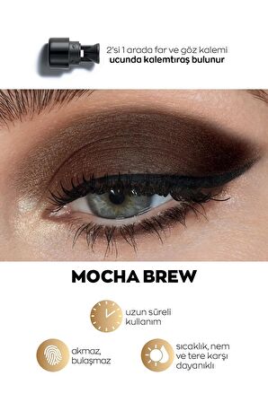 Avon Power Stay Shadow Stick Kalem Far Mocha Brew