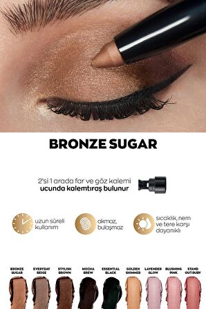 Avon Power Stay Shadow Stick Kalem Far Bronze Sugar