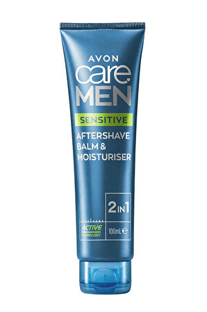 Avon Care Men Sensitive 2'si 1 Arada Tıraş Sonrası Balsam ve Nemlendirici 100 Ml.