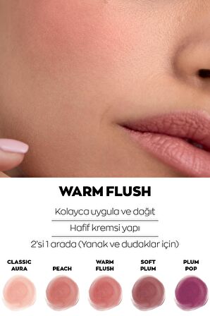 Avon Cream Blush Krem Allık Warm Flush