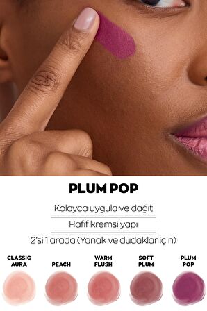 Avon Cream Blush Krem Allık Plum Pop