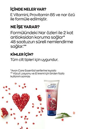 Avon Care Nar Özü Içeren El Kremi 75 Ml.