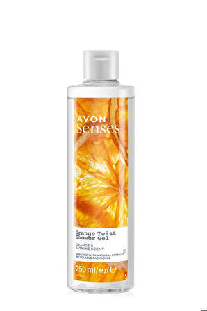 Avon Senses Orange Twist Portakal ve Yasemin Kokulu Duş Jeli 250 Ml.