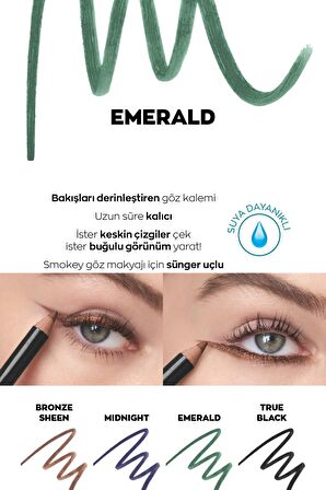 Avon Kohl Sünger Uçlu Suya Dayanıklı Göz Kalemi Emerald 