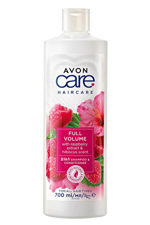 Avon Care Ahududu ve Hibiscus Kokulu Şampuan ve Saç Bakım Kremi 700 Ml.