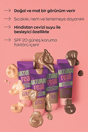 Avon Real Natural Finish Likit Fondöten Natural Beige