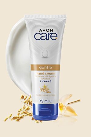 Avon Care Gentle Multi-Biotics & Vanilya Içeren E Vitaminli Kuru Ciltler İçin El Kremi 75 Ml.