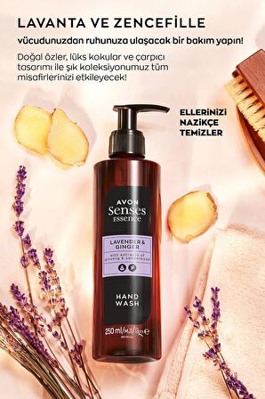 Avon Senses Essence Lavender & Ginger Lavanta Ve Zencefil Kokulu Sıvı El Sabunu 250 Ml.