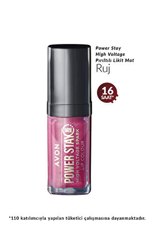 Powerstay High Voltage Spark Likit Ruj Rose Flash