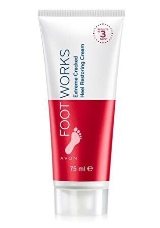 Avon Foot Works Topuk Çatlağı için Krem 75 ml