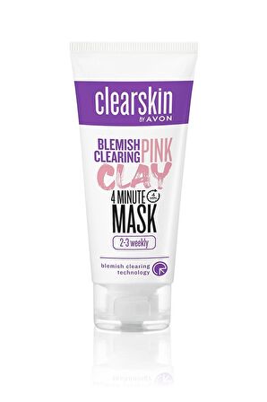 Avon Clearskin Blemish Clearing Leke Karsıtı Pembe Kil Maskesi 75 Ml.