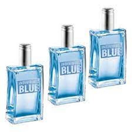 individual blue 100 ml.erkek parfümü avon 3 lü