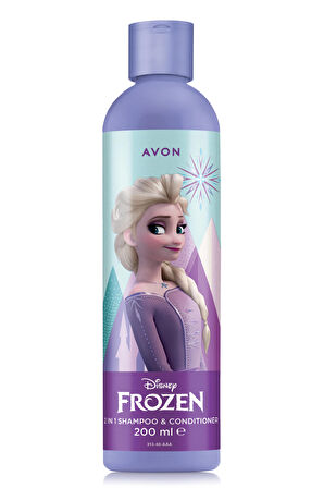 Avon Disney Frozen Çocuklar için Şampuan ve Saç Kremi 200 Ml.