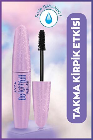 Avon Delightful False Lash Suya Dayanıklı Maskara 10 Ml. Blackest Black 