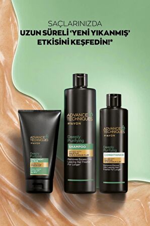 Avon Depply Purifying Yağlı Saçlar için Arındırıcı Saç Kremi 250 Ml.