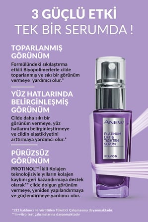 Anew Platinum Lifting ve Sıkılaştırma Etkili Serum 30 ML