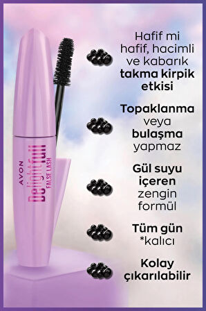 Delightfull False Lash Maskara 10 Ml. Lava Brown