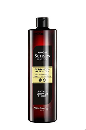 Avon Senses Essence Bergamot ve Yeşil Çay Kokulu Banyo Duş Jeli 500 Ml.