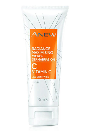 Avon Anew Yüz İçin Aydınlık Görünüm Veren C Vitamini İçeren Arındırıcı Scrub 75 Ml.