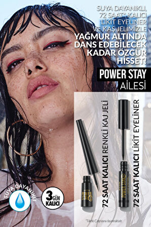 Avon Power Stay Uzun Süre Kalıcı Likit Eyeliner- Blackest Black