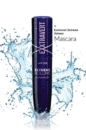 Exxtravert Extreme Suya Dayanıklı Volume Maskara Blackest Black