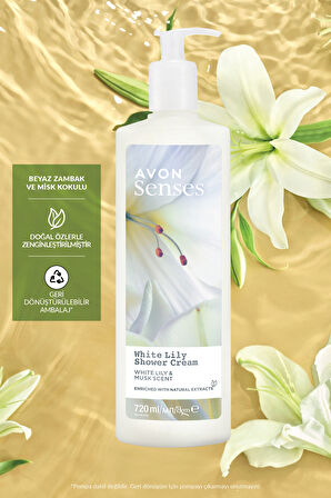 Senses White Lily Beyaz Zambak Kokulu Duş Jeli 720 Ml.