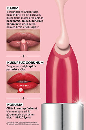 Avon Hydramatic Işıltılı Ruj Burgundy