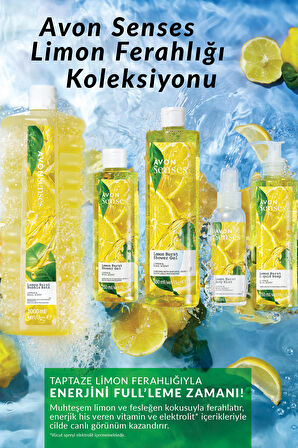 Avon Senses Lemon Burst Limon ve Reyhan Kokulu Duş Jeli 500 Ml.