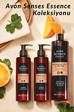 Avon Senses Essence Sardunya Yaprağı ve Partakal Kokulu Sıvı El Sabunu 250 Ml.