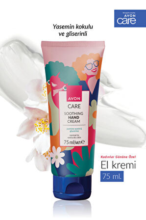 Avon Care Shimmering Gliserin İçeren Yasemin Kokulu El Kremi 75 Ml.