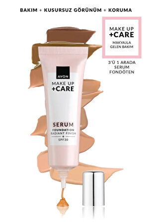 Avon Make Up Care 3’ü 1 Arada Serum Fondöten 30 Ml. 140P Light Ivory