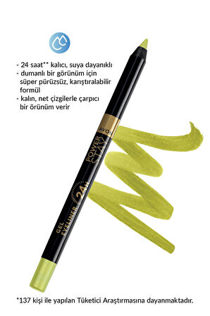 Power Stay Jel Eyeliner Lime