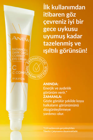 Avon Anew Radiance Koyu Halkalar için Göz Kremi 15 Ml.