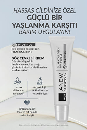 Anew Sensitive+ Göz Çevresi Kremi 15 Ml.