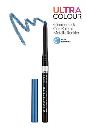 Glimmerstick Asansörlü Metalik Göz Kalemi Electric Blue