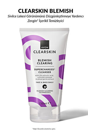 Clearskin Supercharged Lekeler İçin Temizleyici 150 Ml.