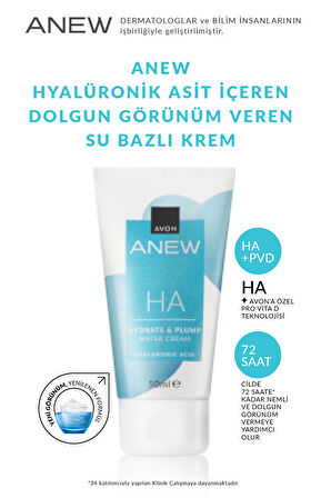 Anew Hyalüronik Asit İçeren Dolgun Görünüm Veren Su Bazlı Krem 50 Ml.