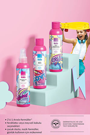 Kids OK 2 si 1 Arada Meyve Kokulu Şampuan ve Saç Kremi 200 Ml.
