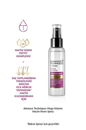 Advance Techniques Mega Volume Hacim Veren Saç Spreyi 100 Ml.