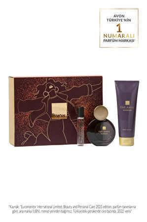 Far Away Glamour Kadın Parfüm ve Vücut Losyonu Hediye Seti