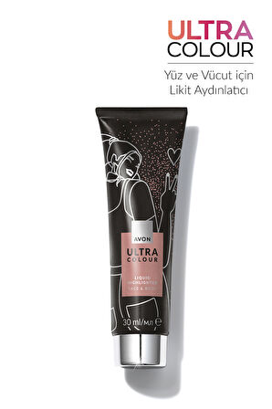 Ultra Colur Yüz ve Vücut Likit Aydınlatıcı Rose Quartz