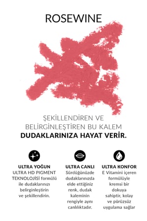 Ultra Colour Dudak Kalemi - Rose Wine